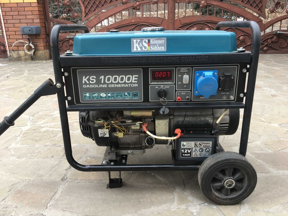 Бензиновый генератор Konner & Sohnen KS 10000E б/у