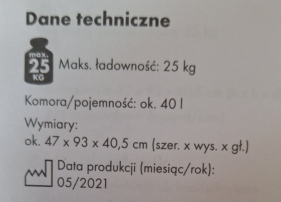Wózek trójkołowy na kółkach torba na zakupy Lidl Top Move