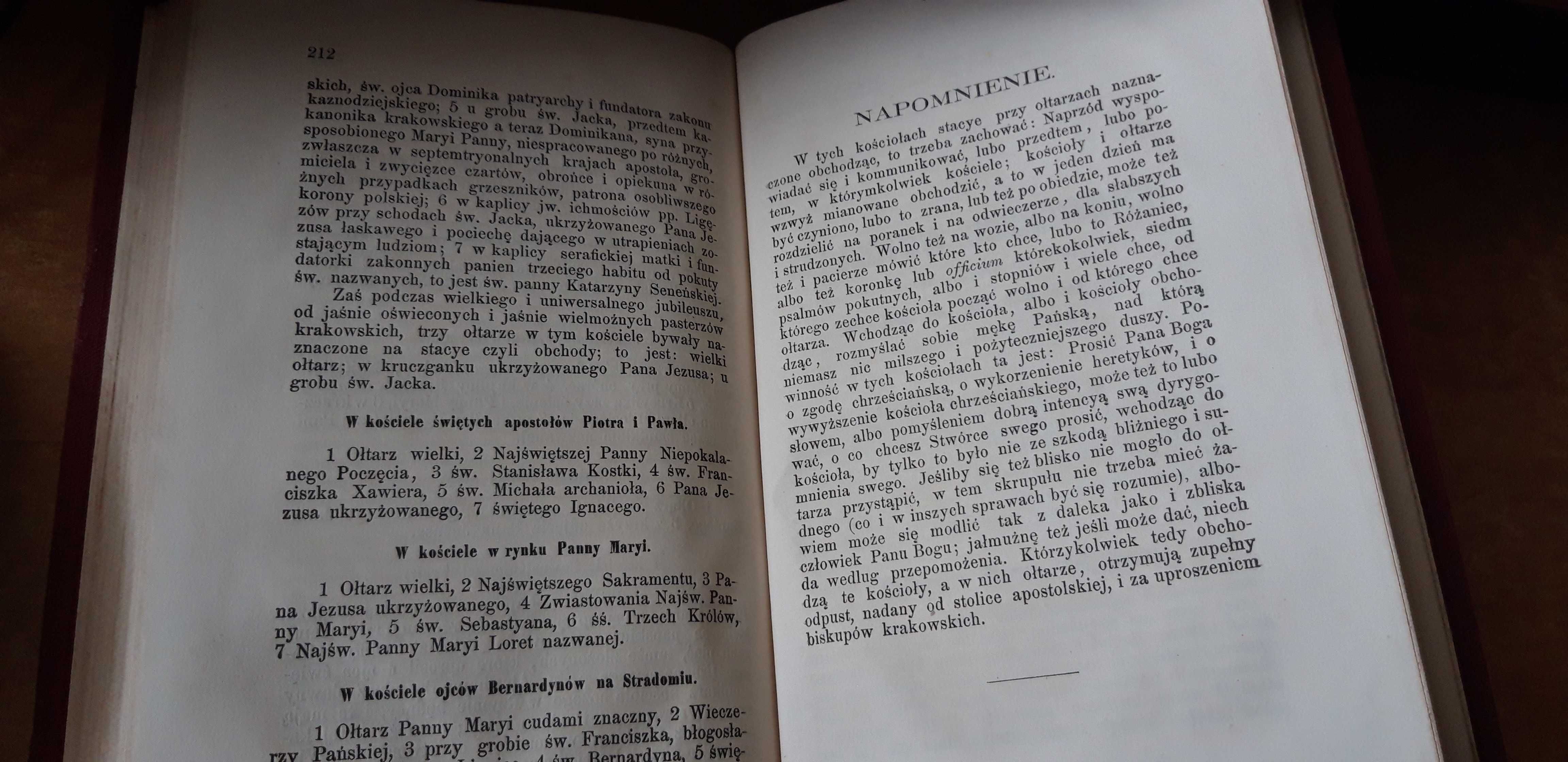 Klejnoty-KOŚCIOŁY Krakowa - P. Pruszcz- Kraków 1861, opr., rzadkie