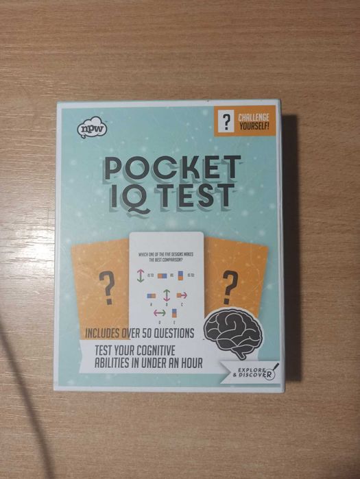 Настільна гра. Тест на IQ.IQ test quiz card game family fun