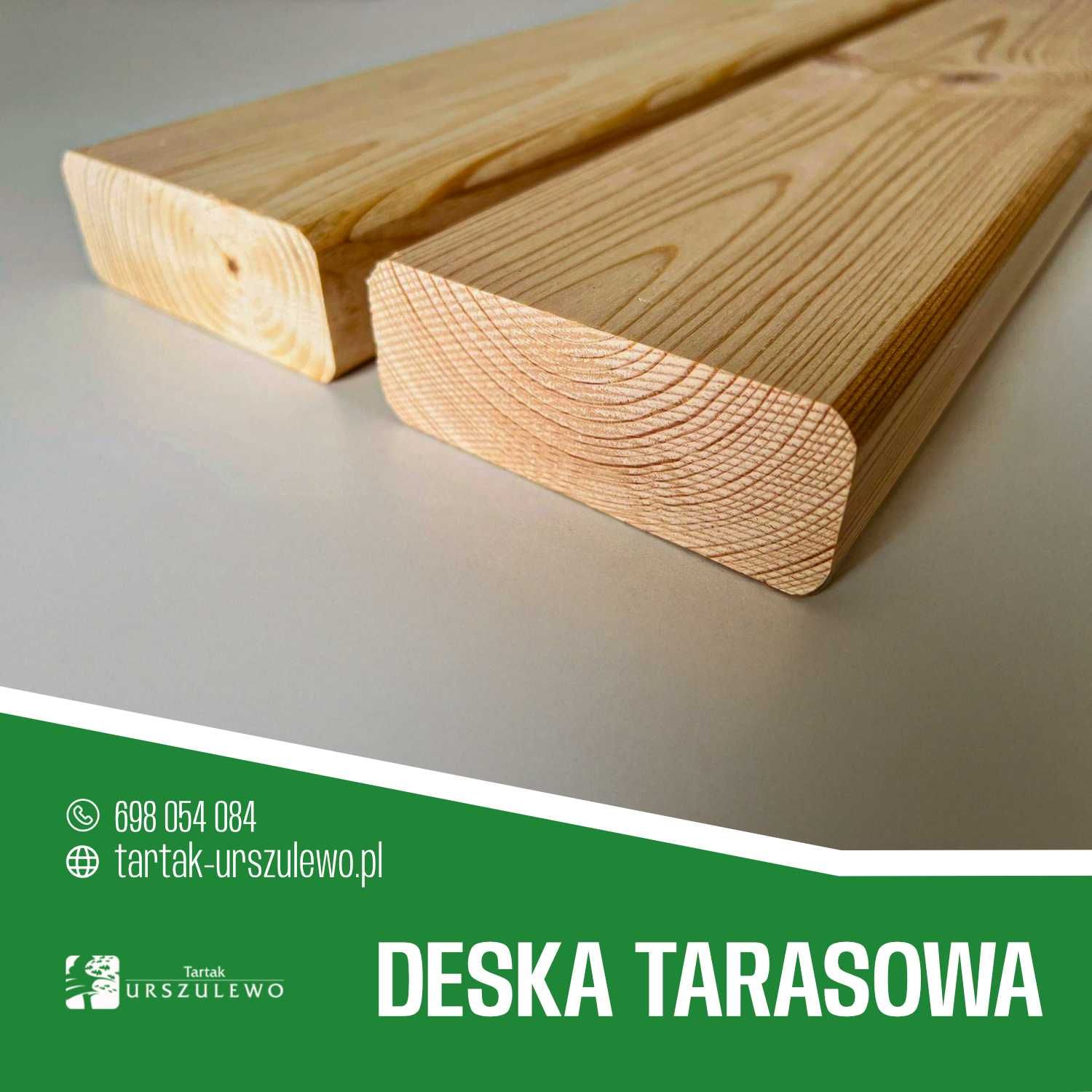 Solidna deska tarasowa sosnowa 32 mm – producent – gruba!