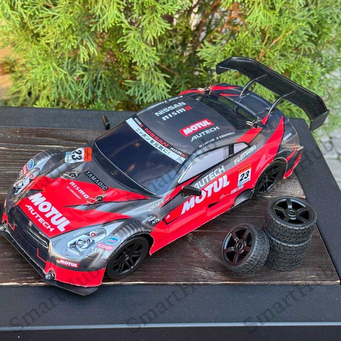 Дрифт машинка Nissan GT500 4WD на радиоуправлении 1:16 Красная