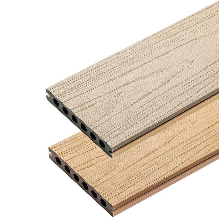 DESKA TARASOWA Premium Liderwood |  PRÓBKA | Ecru / Dąb Jasny