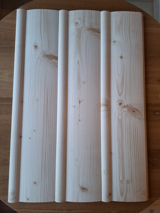 Deska elewacyjna półbal/ płaska / romb duo / soft line