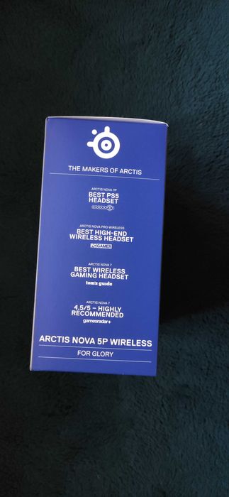 Słuchawki Gamingowe Arctis nova 5p wireless *BIAŁE ZAPLOMBOWANE*