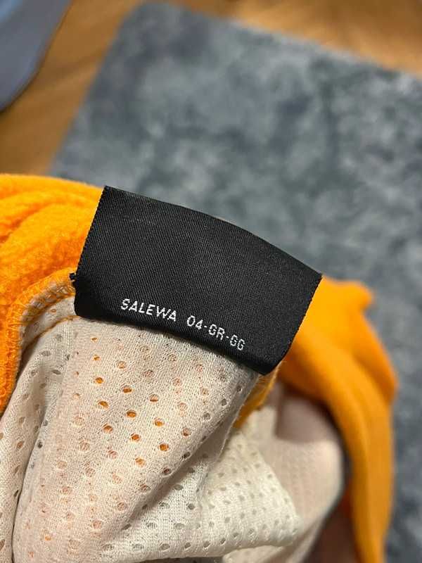 Salewa pomarańczowa polarowa kamizelka
