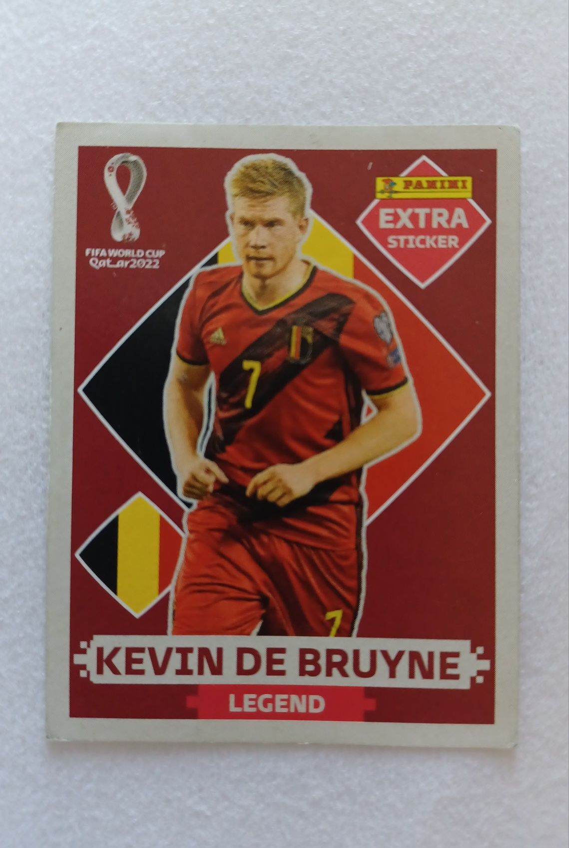 Fifa world cup extra sticker De bruyne (base) reyna (base)