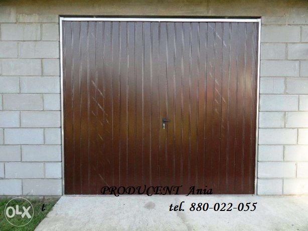 Brama garażowa Drzwi Bramy garażowe NA WYMIAR uchylne i dwuskrzydłowe