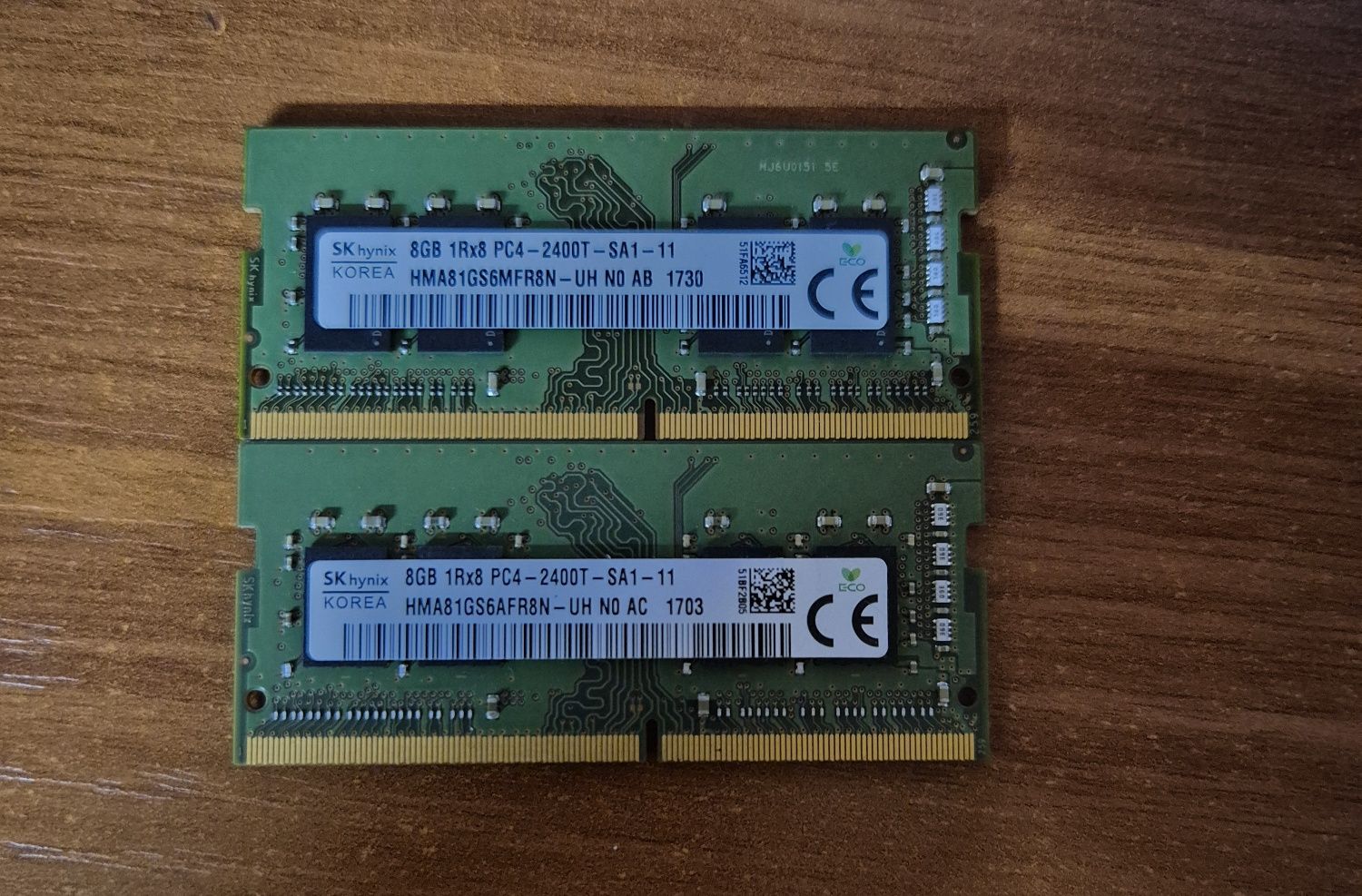 Оперативная память Skhynix DDR4 8+8gb 2400MHz