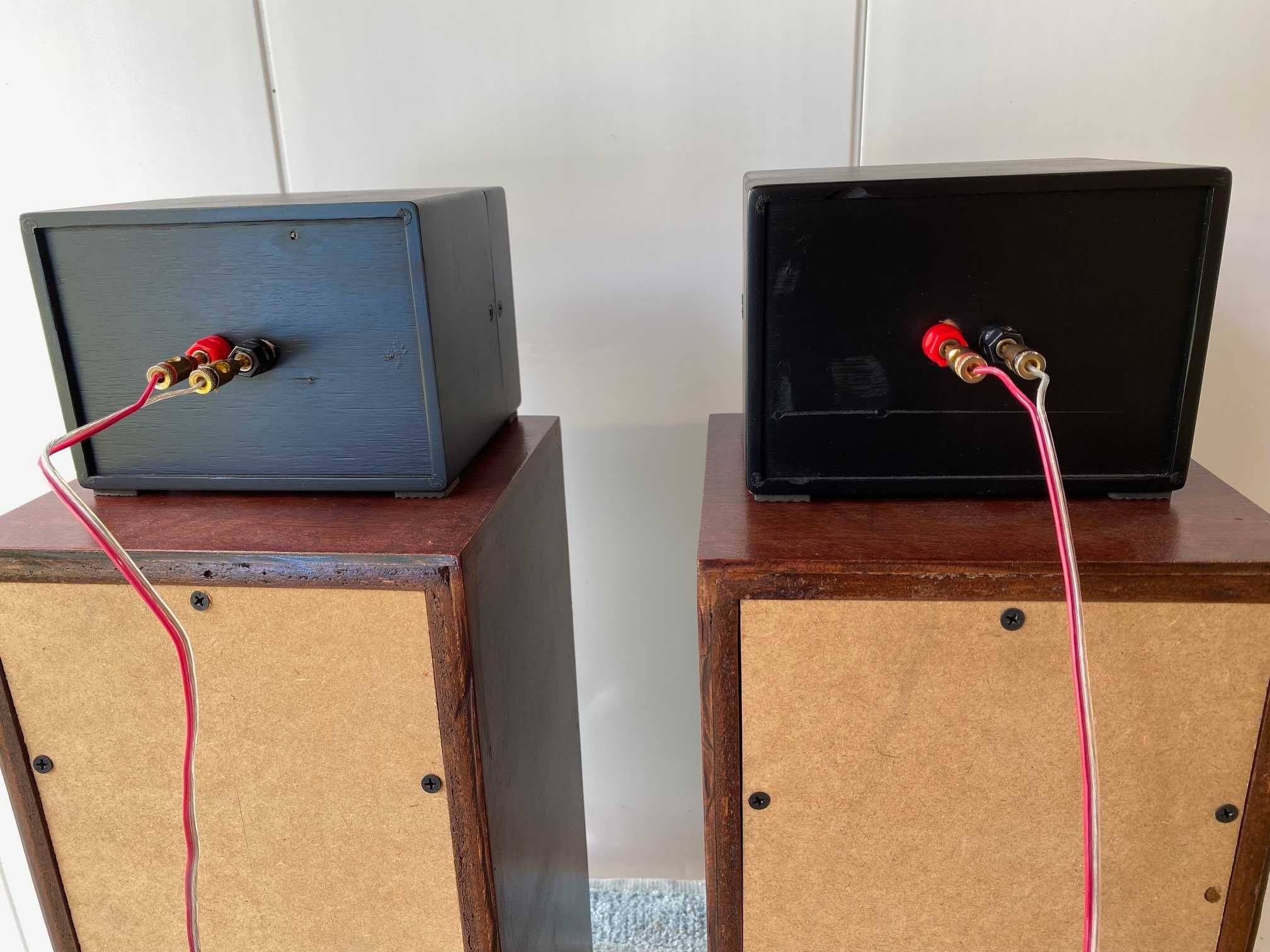 Colunas Full Range GEC Modelo 1600 + Tweeters e cabos com terminais