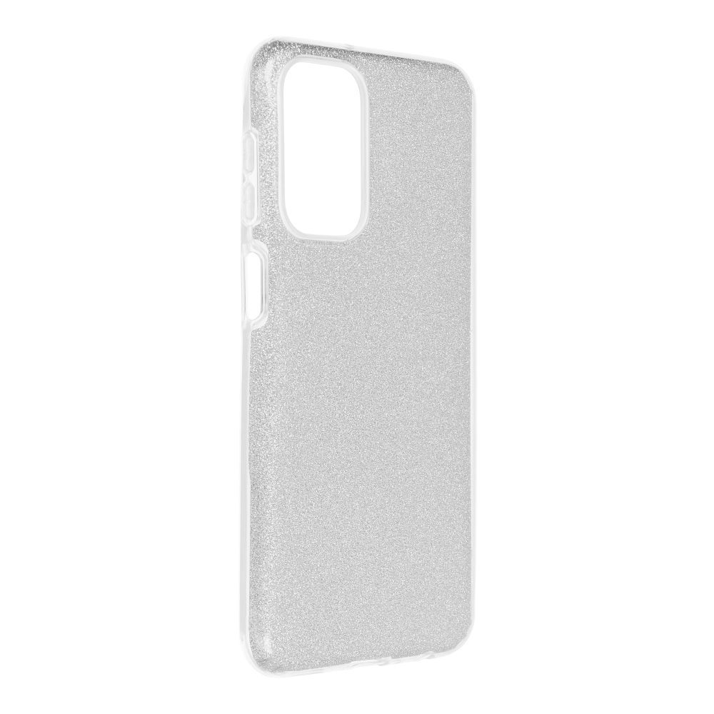 Etui Case Shining Brokat Samsung Galaxy A23 5G Srebrny + Szkło 9H