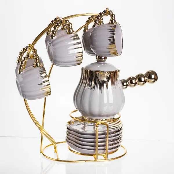 Набір для кави по-турецьки порцеляновий Confidence на 6 персон