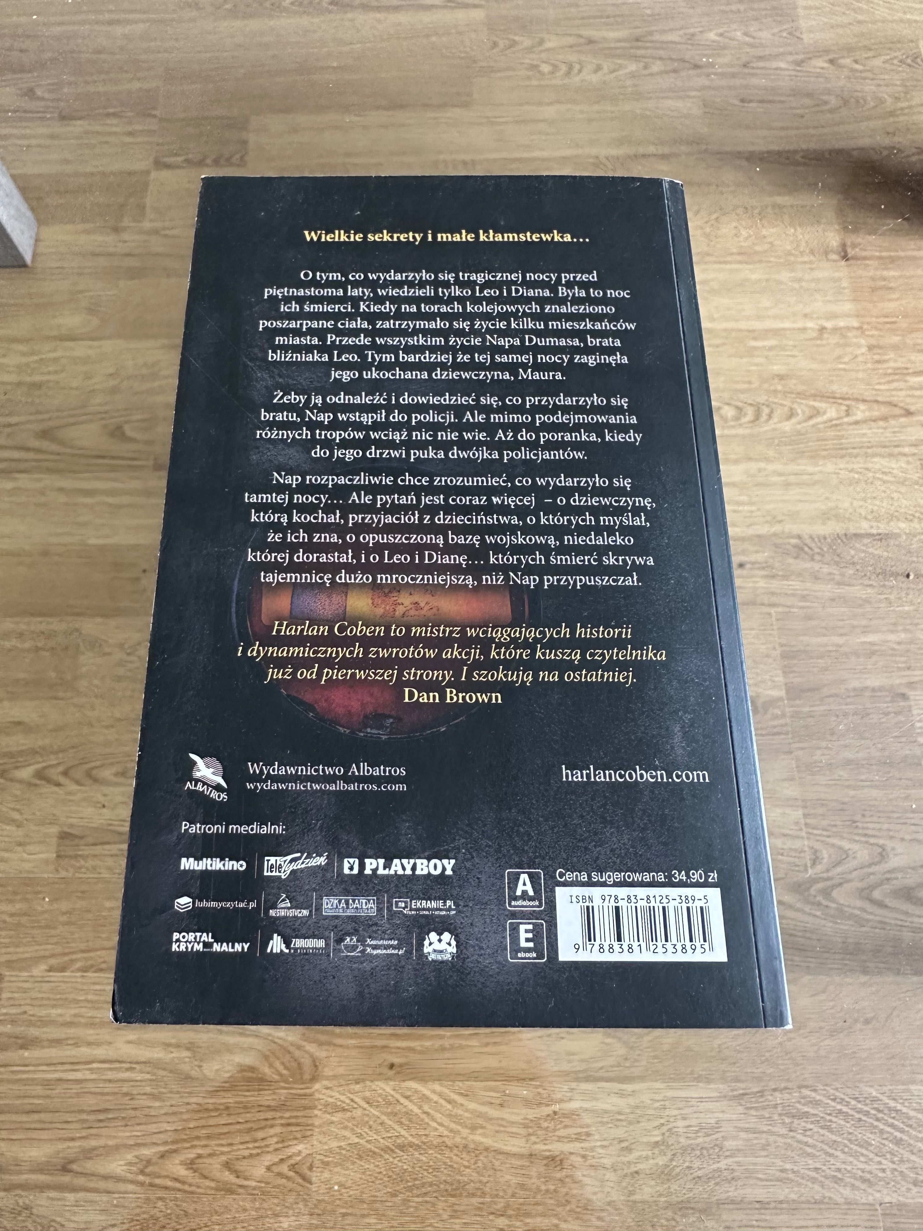Nie odpuszczaj Harlan Coben wyd. Albatros, Thriller