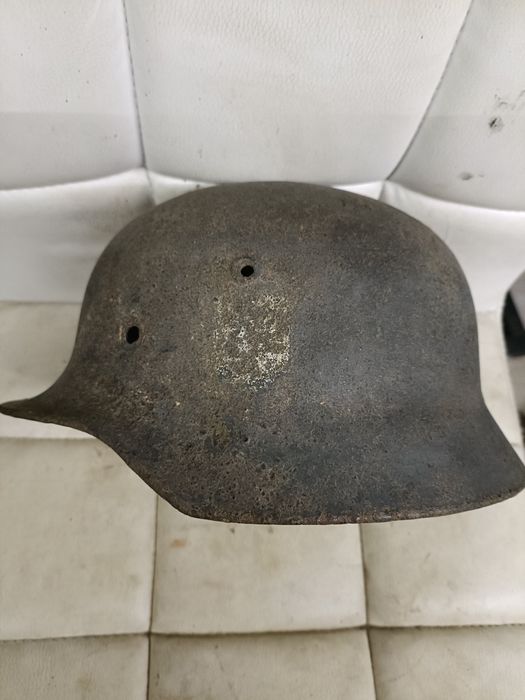Hełm niemiecki Wehrmacht kamo