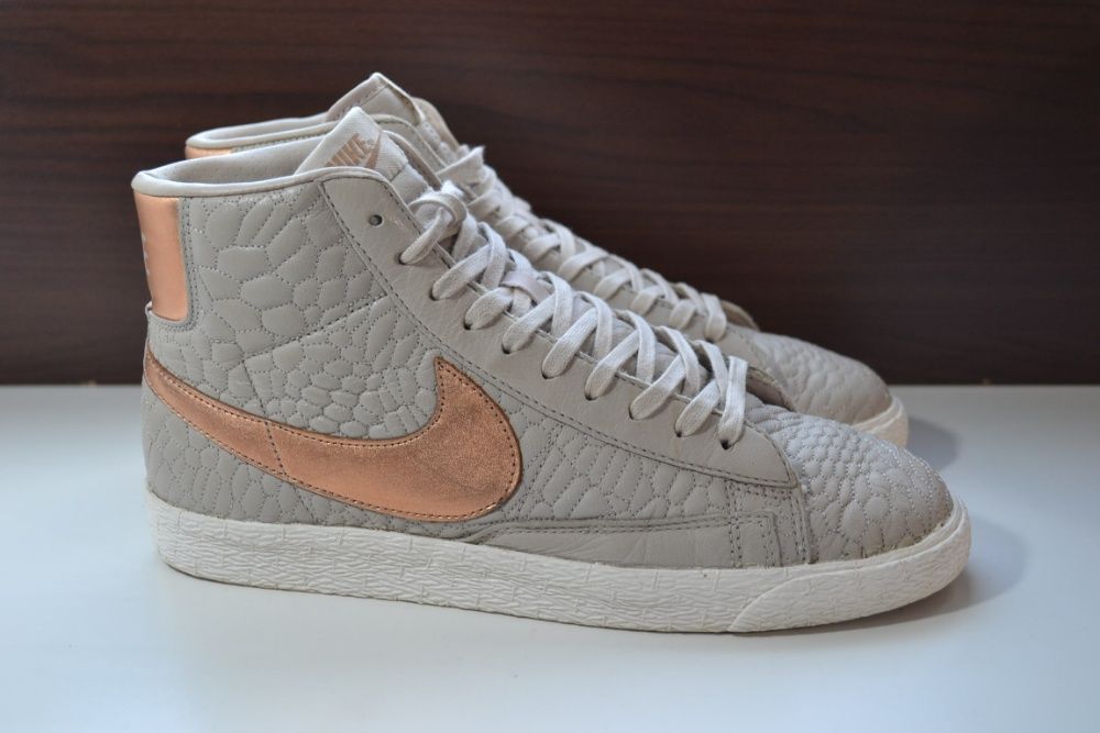 Nike Wmns Blazer Mid Lthr prm qlt 39р кроссовки сникерсы кожаные