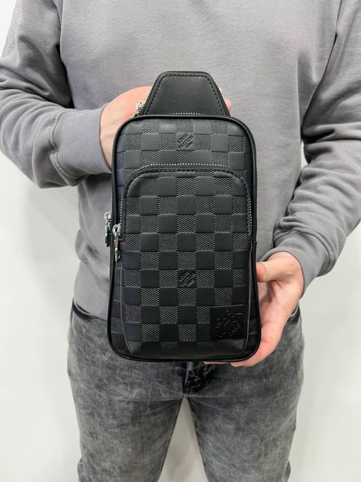 Чоловіча сумка слінг LV/ Мужская сумка louis vuitton