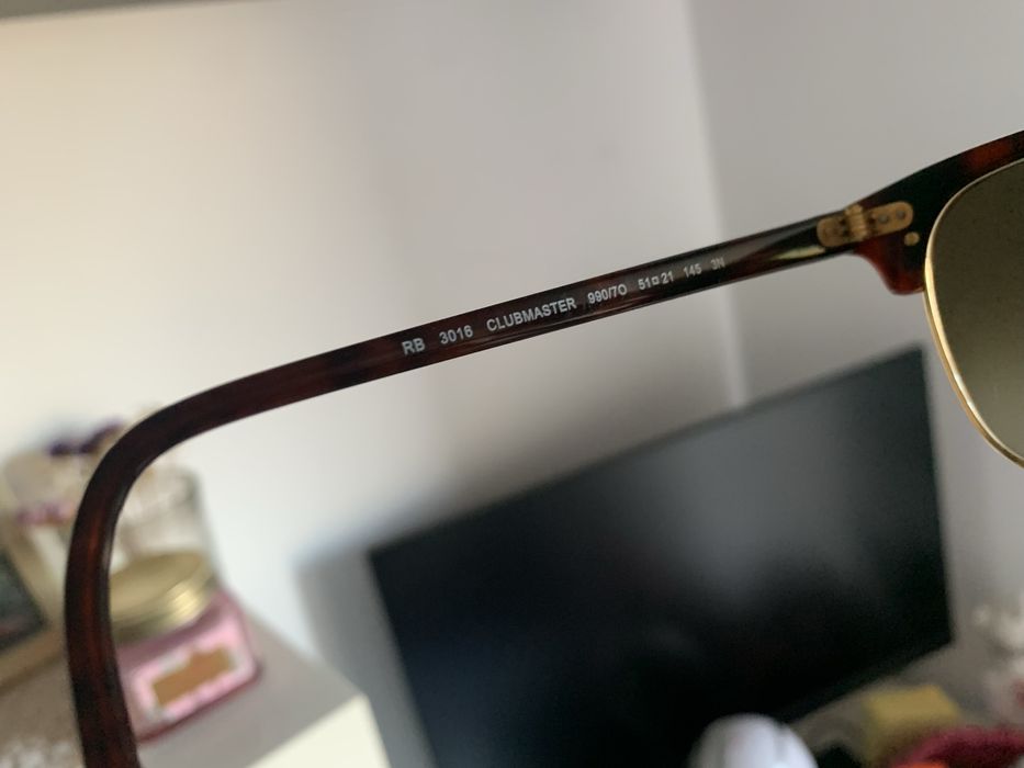 Óculos de sol rayban lentes espelhadas