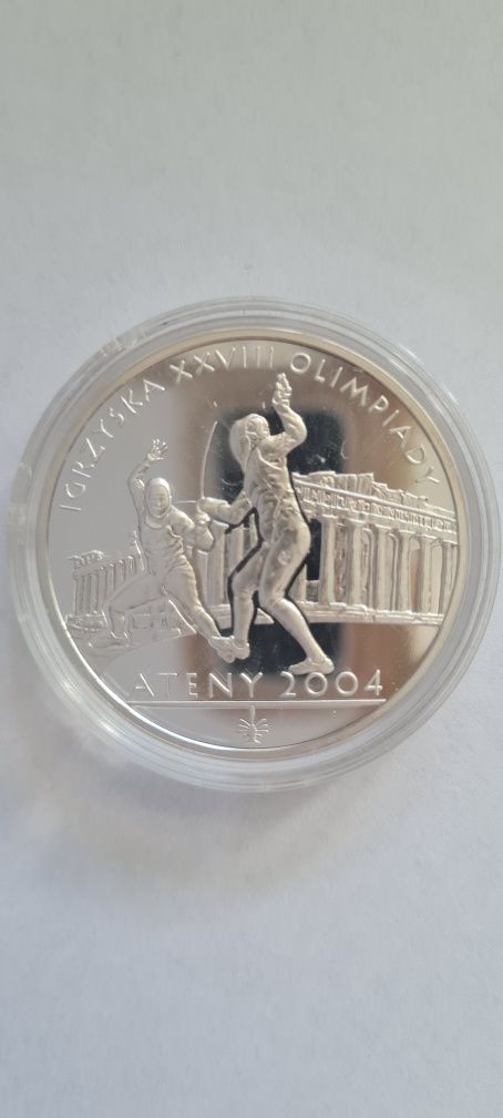 Moneta 10zl Igrzyska XXVIII Olimpiady Ateny 2004