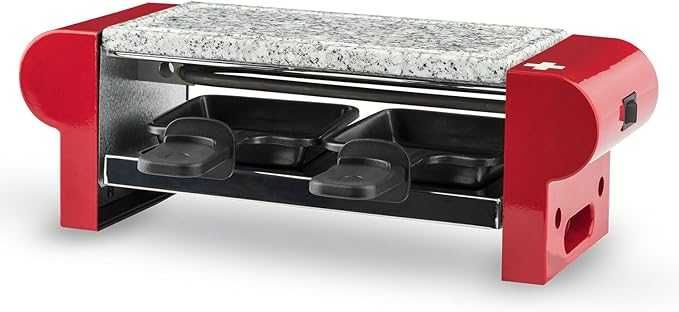 Grill do Raclette dla Dwóch Osób z Kamienną Granitową Płytą