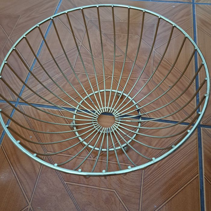 Patera metalowa do owoców