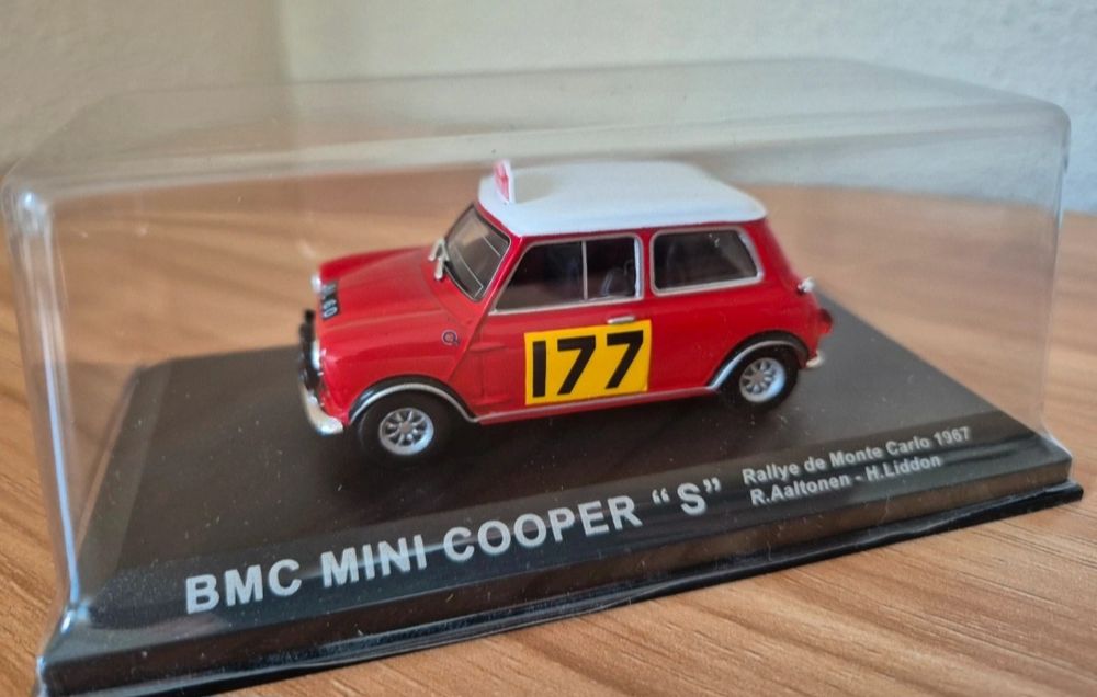 Miniatura Rallye BMC Mini Cooper escala 1/43