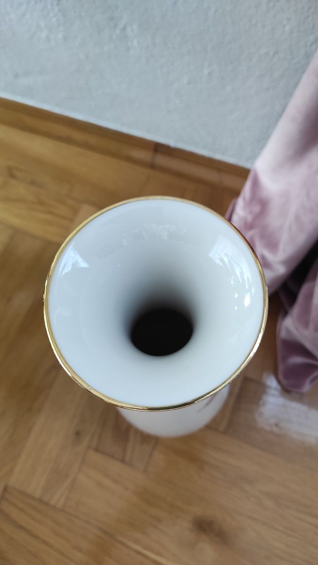 Royal KPM 35 cm duży wazon z kremowej porcelany. Idealny