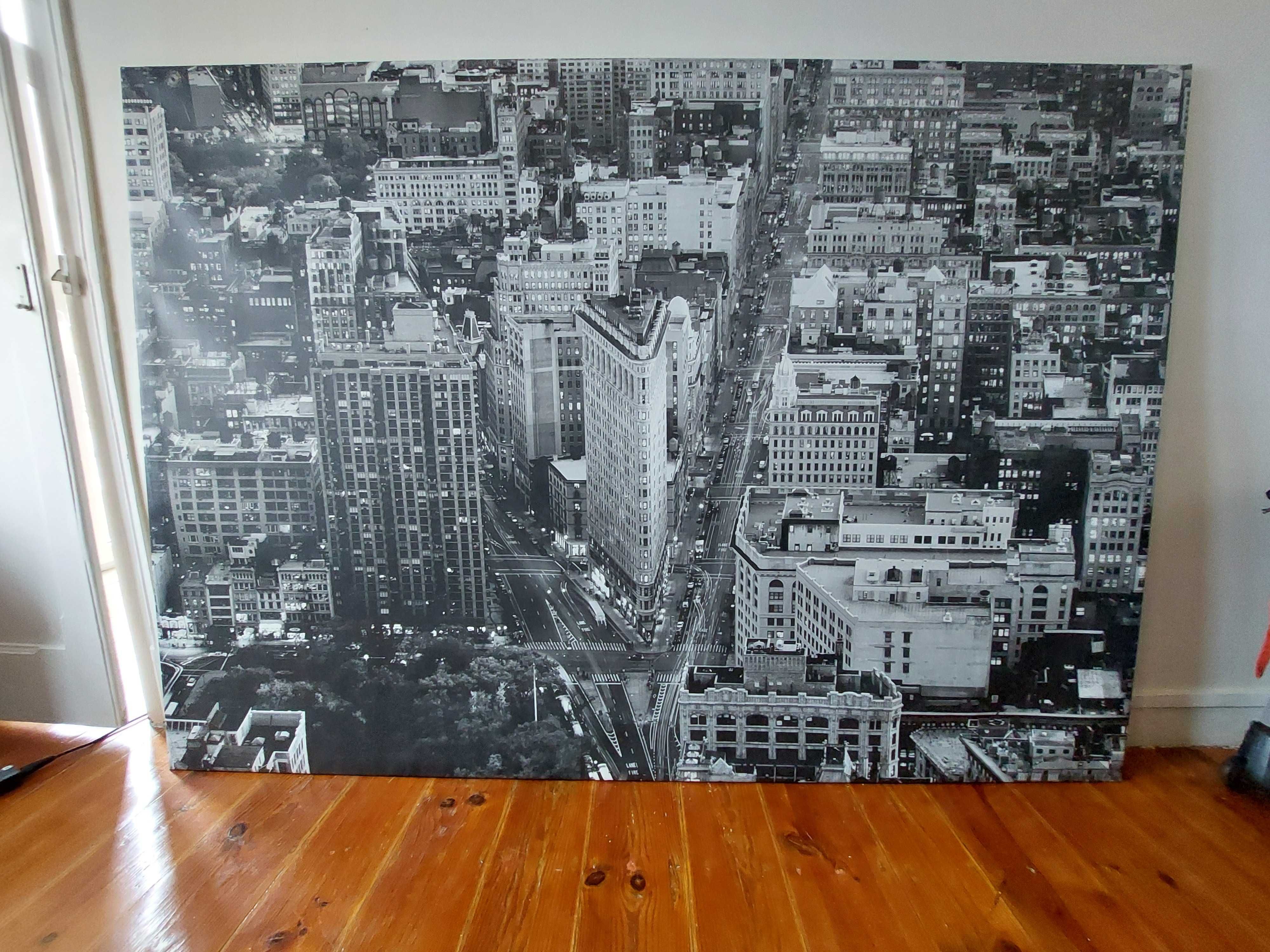 Quadro grande de Nova Iorque (edifício Flatiron) - 200x140cm