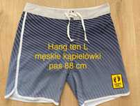 Hang ten rozm L szorty do pływania spodenki kąpielówki szare Vintage