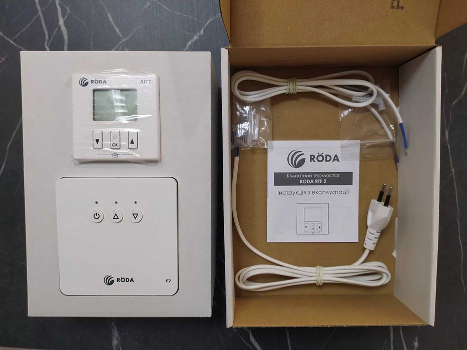 Бездротовий кімнатний термостат Roda RTF2 для котла.