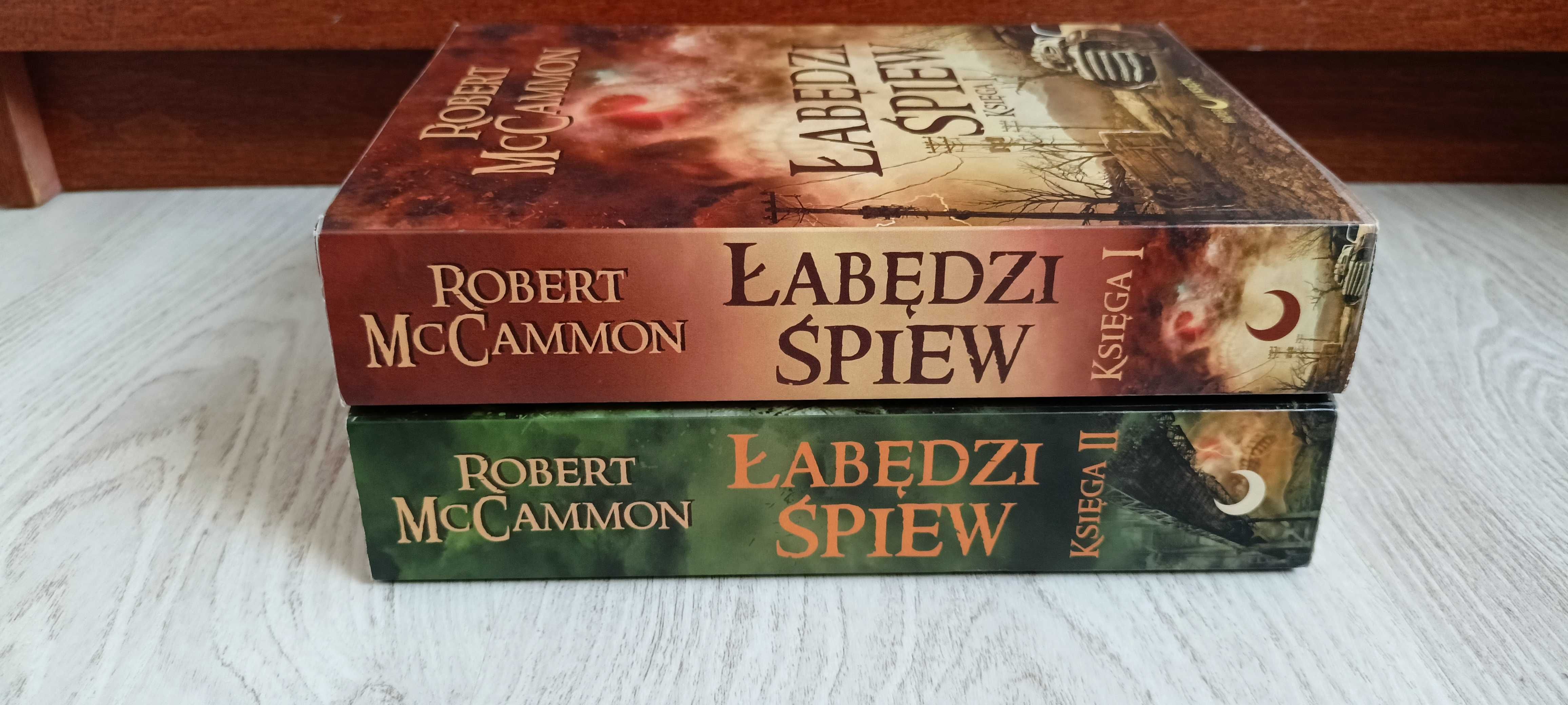 2x Robert McCammon Łąbędzi śpiew Księga I i Księga II BDB