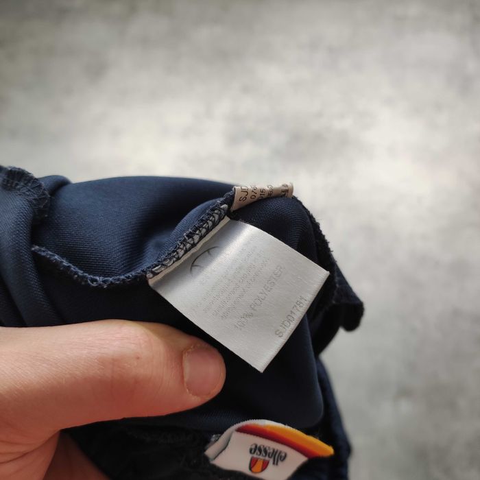 MĘSKIE Dresy Sportowe Joggery Granatowe Ellesse Lampas Suwak Casual