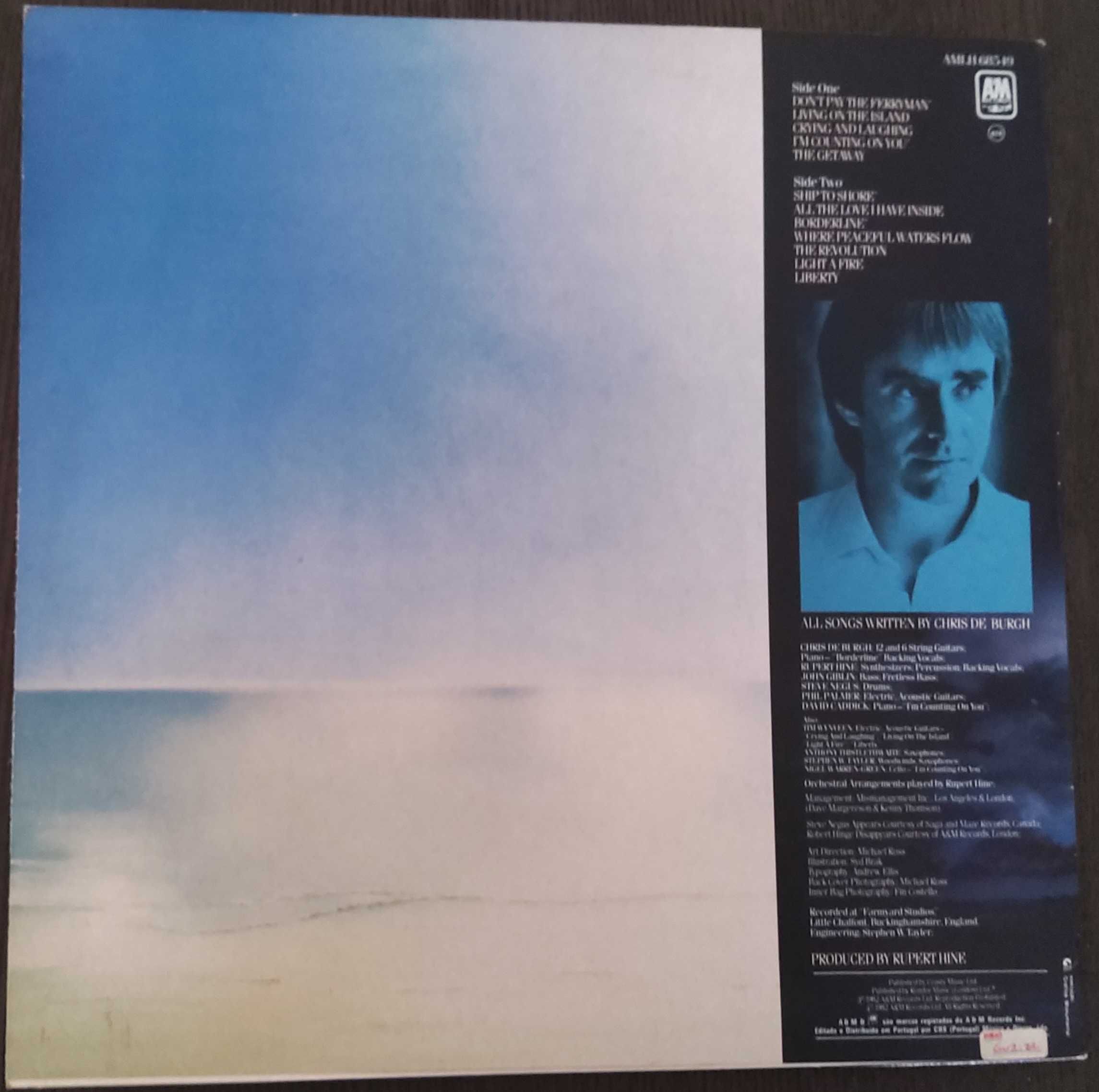 Vinil Lp - Chris De Burgh - The Getaway