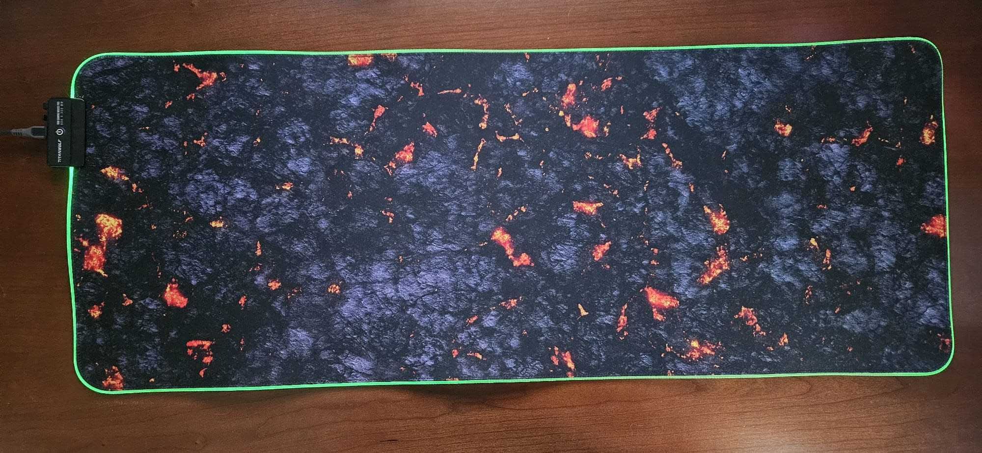 Tapete de secretária com RGB