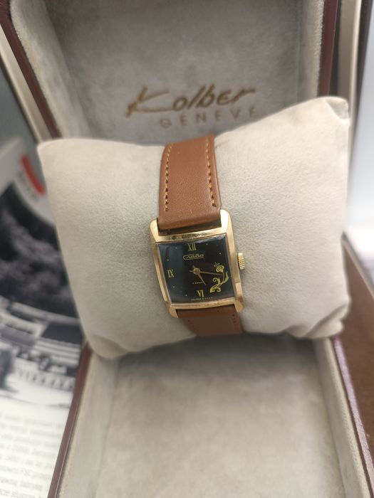 Zegarek damski sława mechaniczny pozłacany au