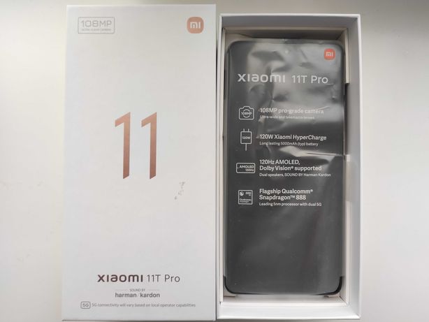 Смартфон Xiaomi 11T Pro (Snap 888/8ГБ/256ГБ/4G/5G/5000 мА*ч)