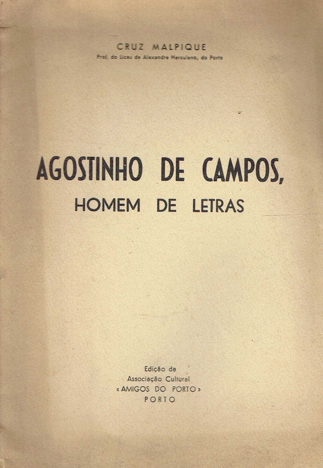 2358
	
Agostinho de Campos, homem de letras  
de  Cruz Malpique.