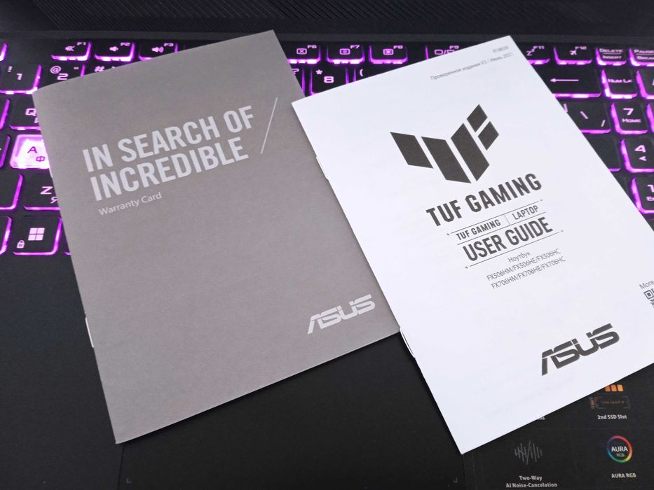 Laptop gamingowy ASUS TUF Gaming F17, i5, RTX 3050, 17,3", stan BD