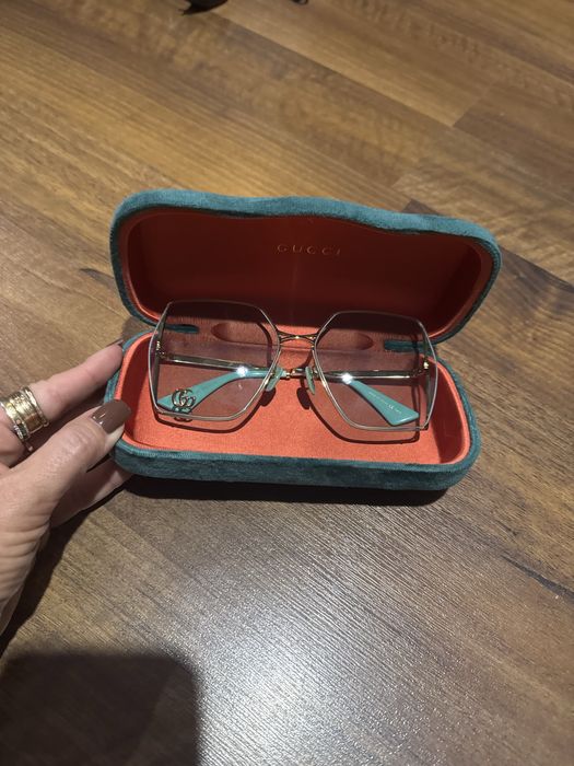 Okulary gucci miętowe