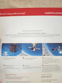 Skok ze spadochronem z filmowaniem i zdjęciami łódzkie
