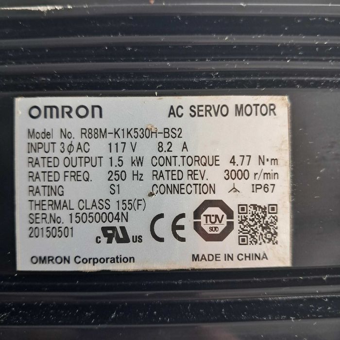 Silnik serwo OMRON R88M-K1K530H-BS2