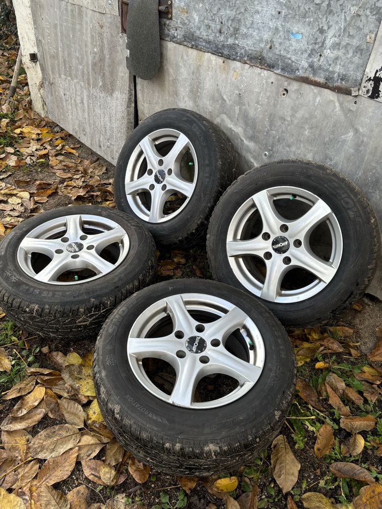 Alufelgi 15 cali 5x120 z oponami zimowymi