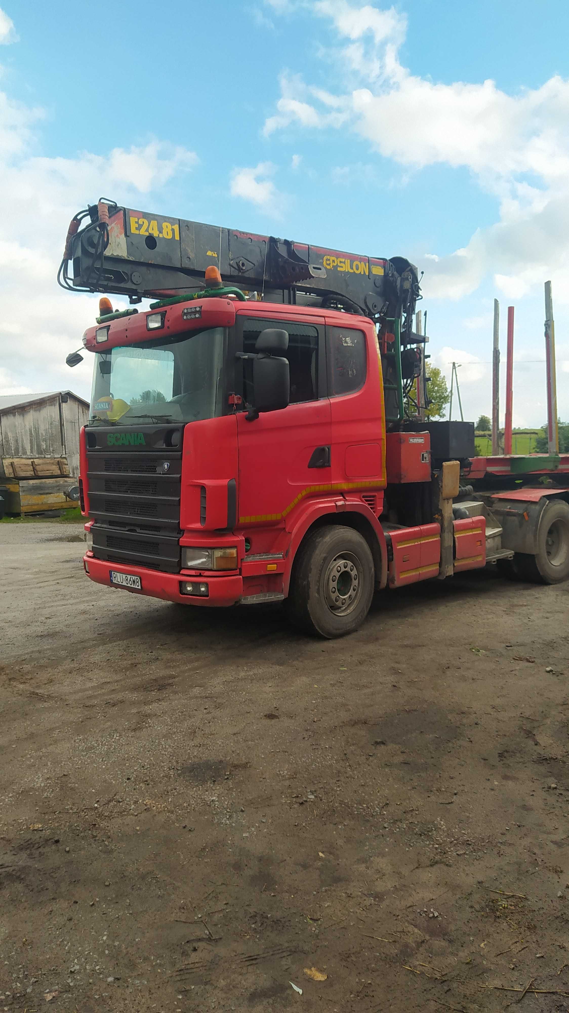 Scania 164, 2001r Do lasu, drewna 6x4 Epsilon