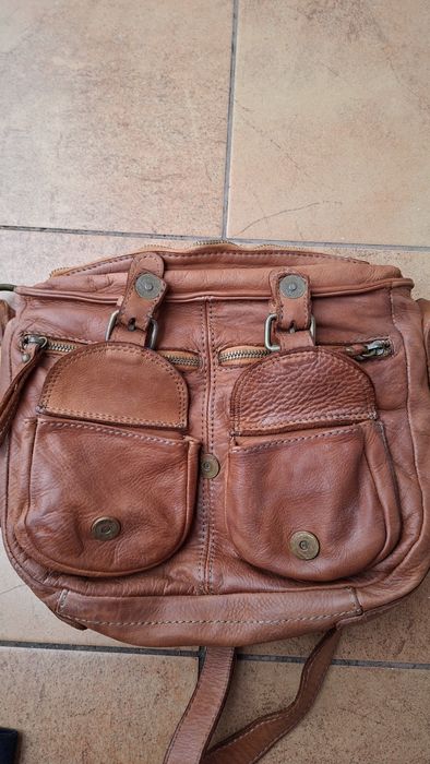 Torba skóra listonoszka włoska