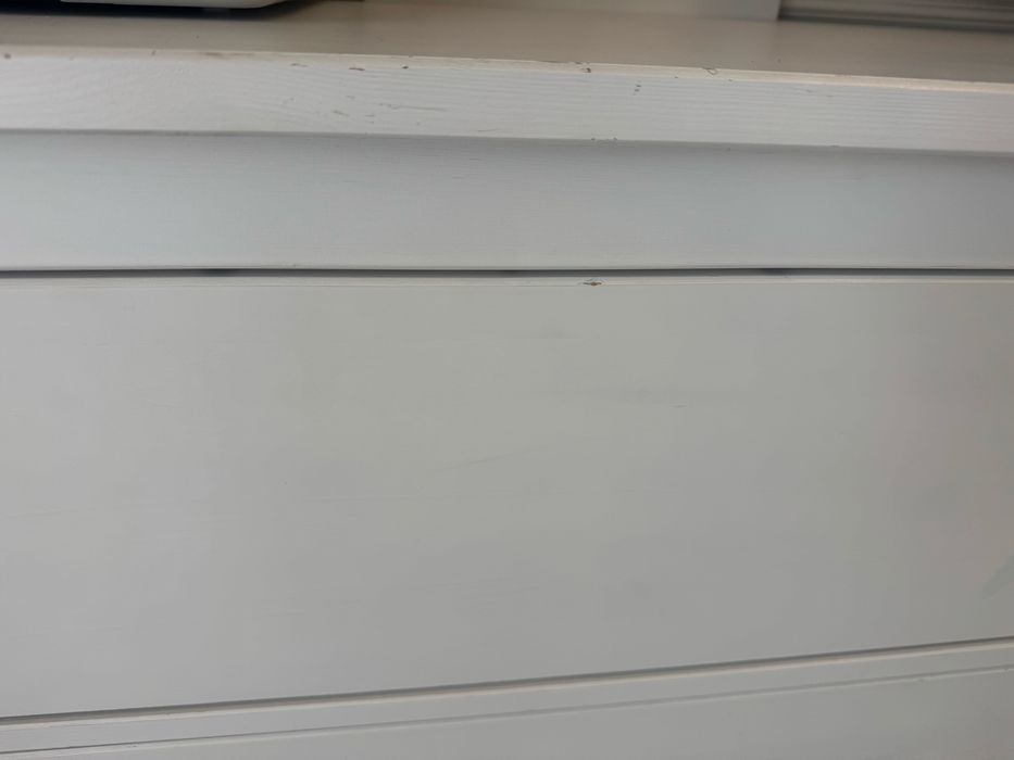 Komoda HEMNES IKEA 3 szuflady biala bejca 108x96