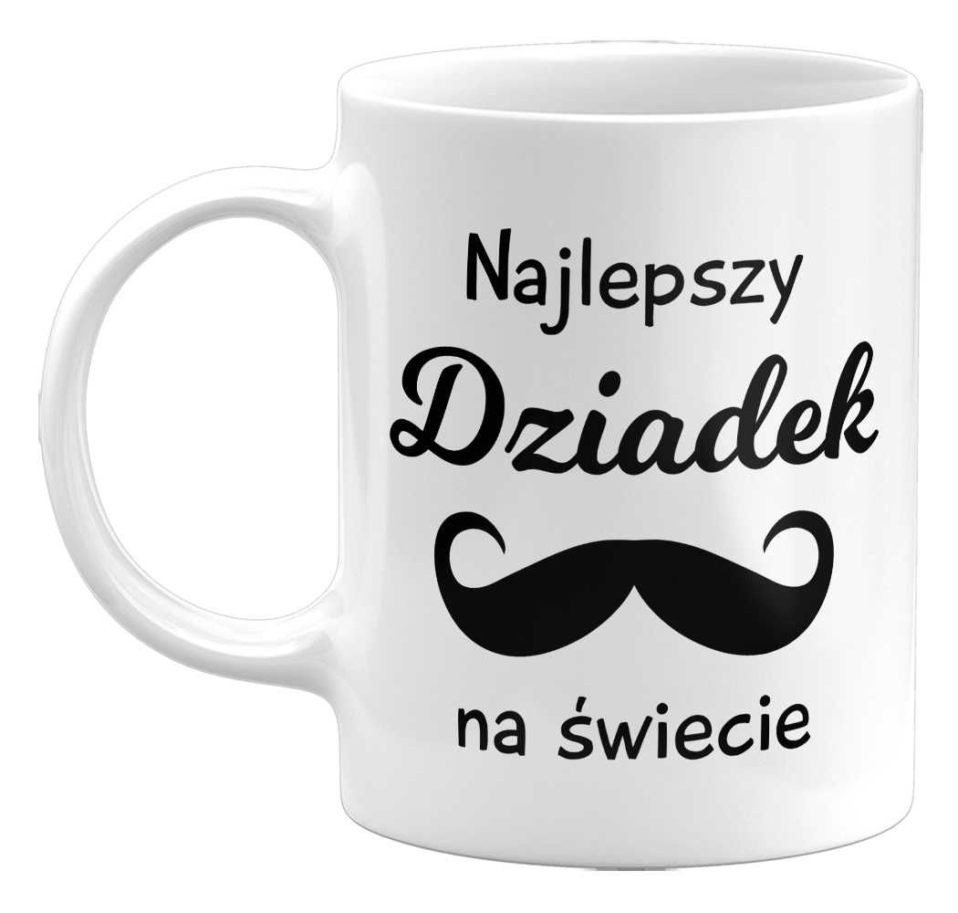 Kubek Najlepszy Dziadek na Świecie. Prezent na Dzień Dziadka, 330ml