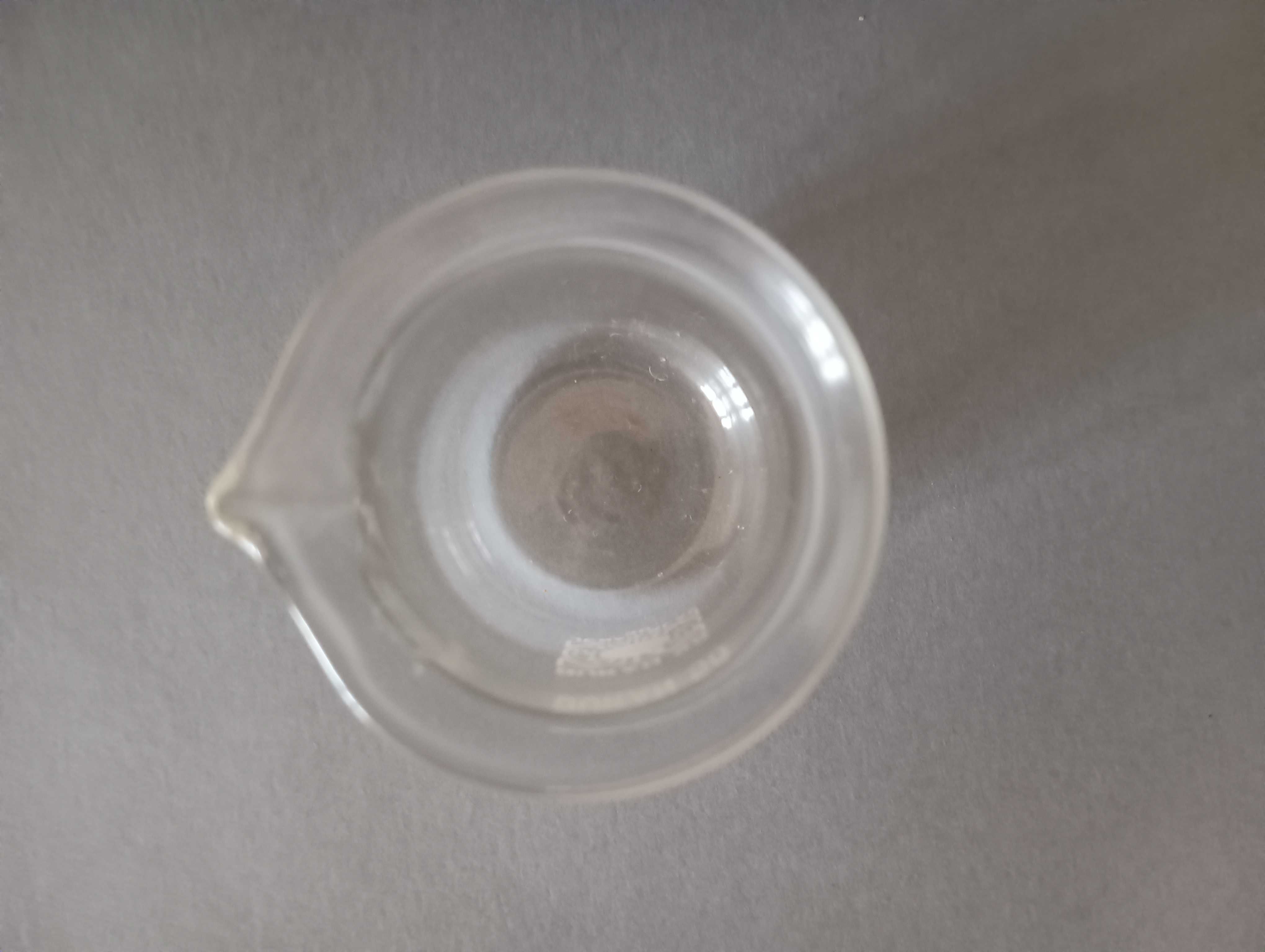 3 Copos de vidro térmico de laboratório da década de 70