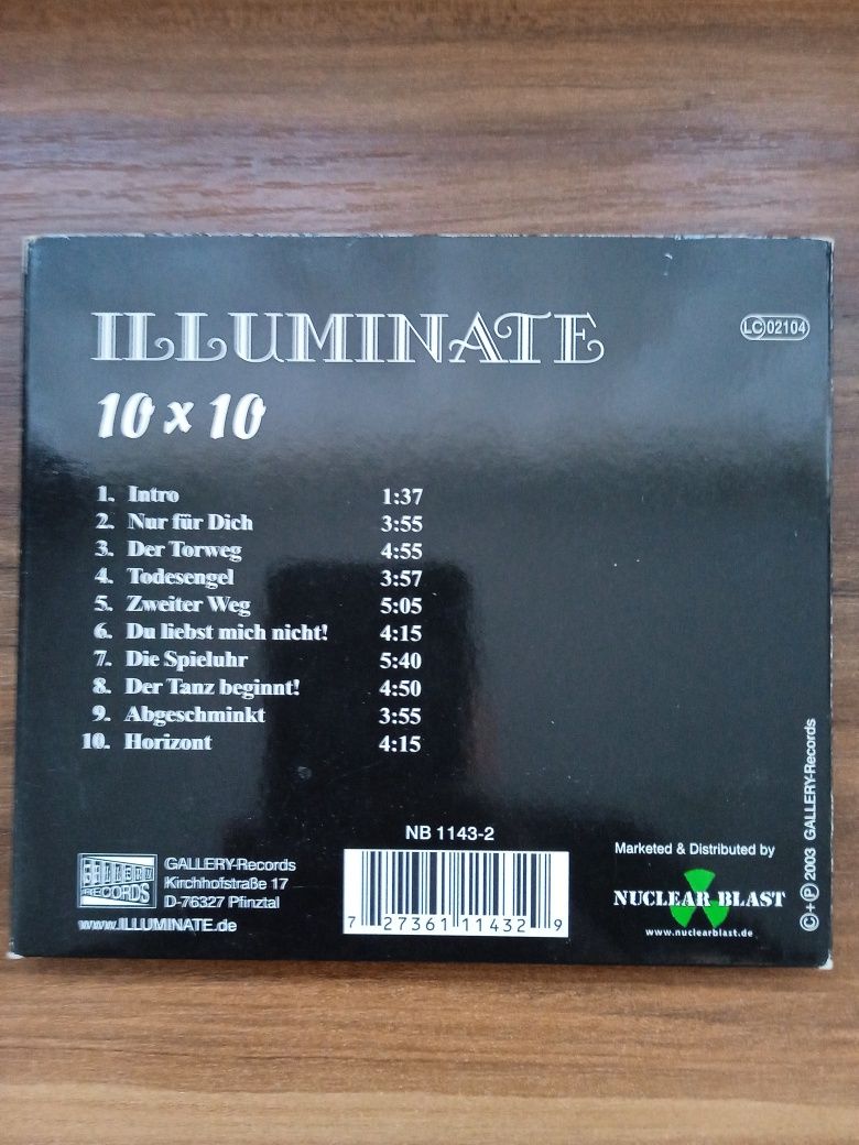 Illuminate, płyta cd