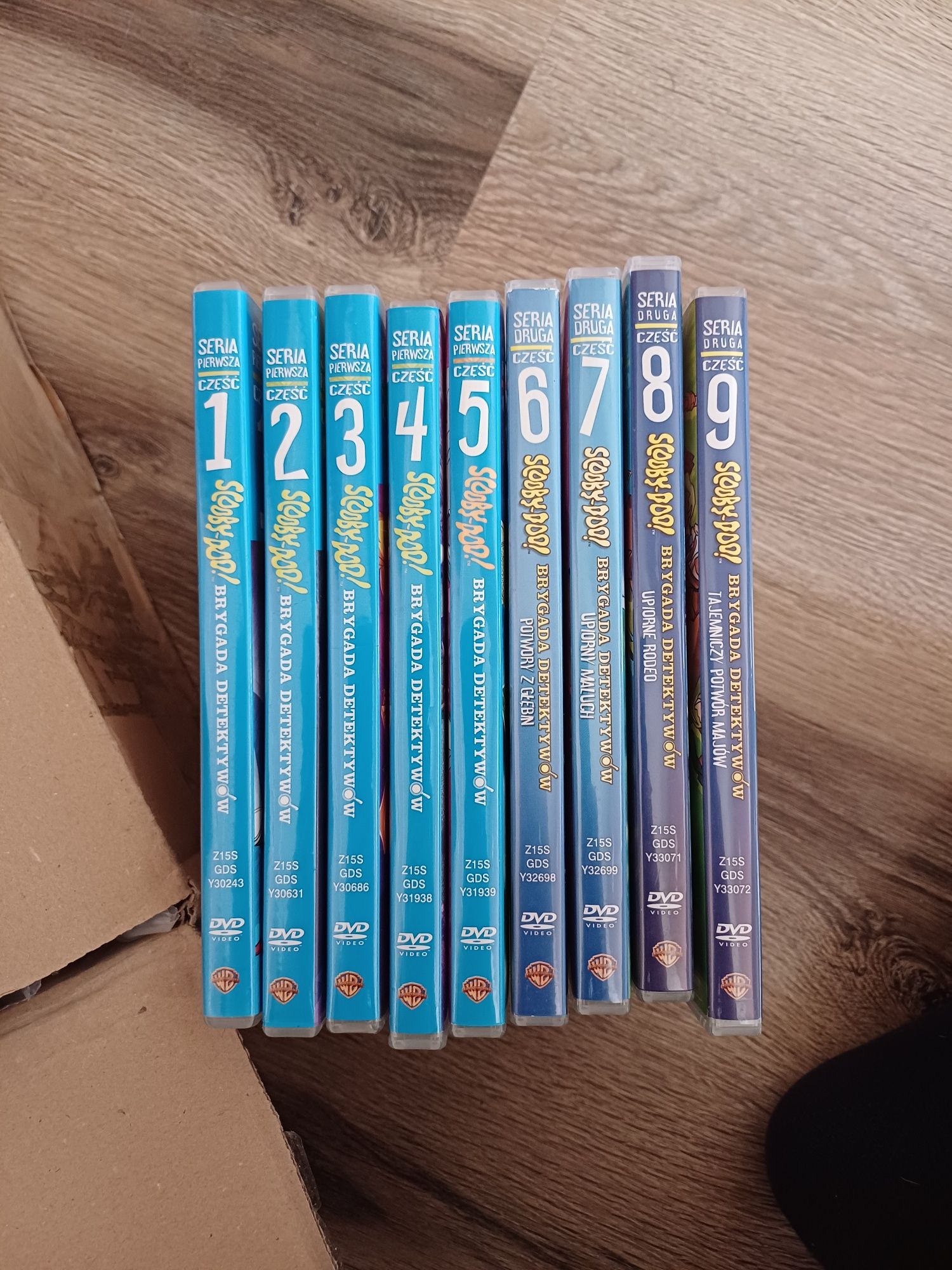 Scooby-doo I Brygada detektywów dvd  część 1-9