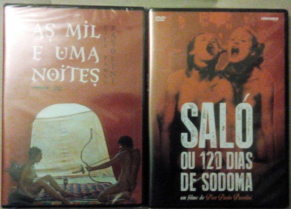 2 Dvd's- PASOLINI, Saló, As Mil e Uma Noites, selados