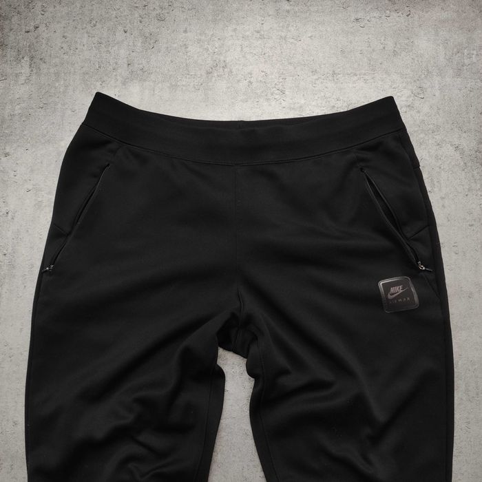 MĘSKIE Dresy Slim Fit Spodnie Sportowe Joggery Nike Czarne AIR MAX